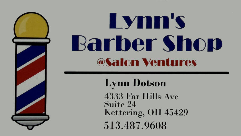 Lynn's Barber Shop card